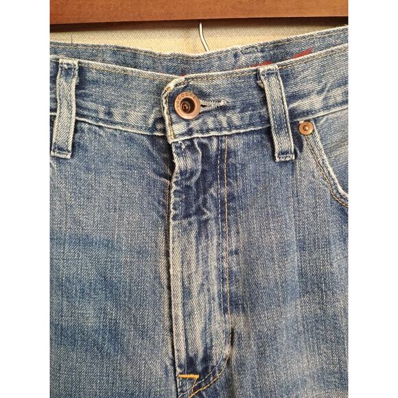 Lacoste Jeans Men 34 Blue Medium Wash Cotton Casual Classic Logo on Pocket Denim - Picture 5 of 16